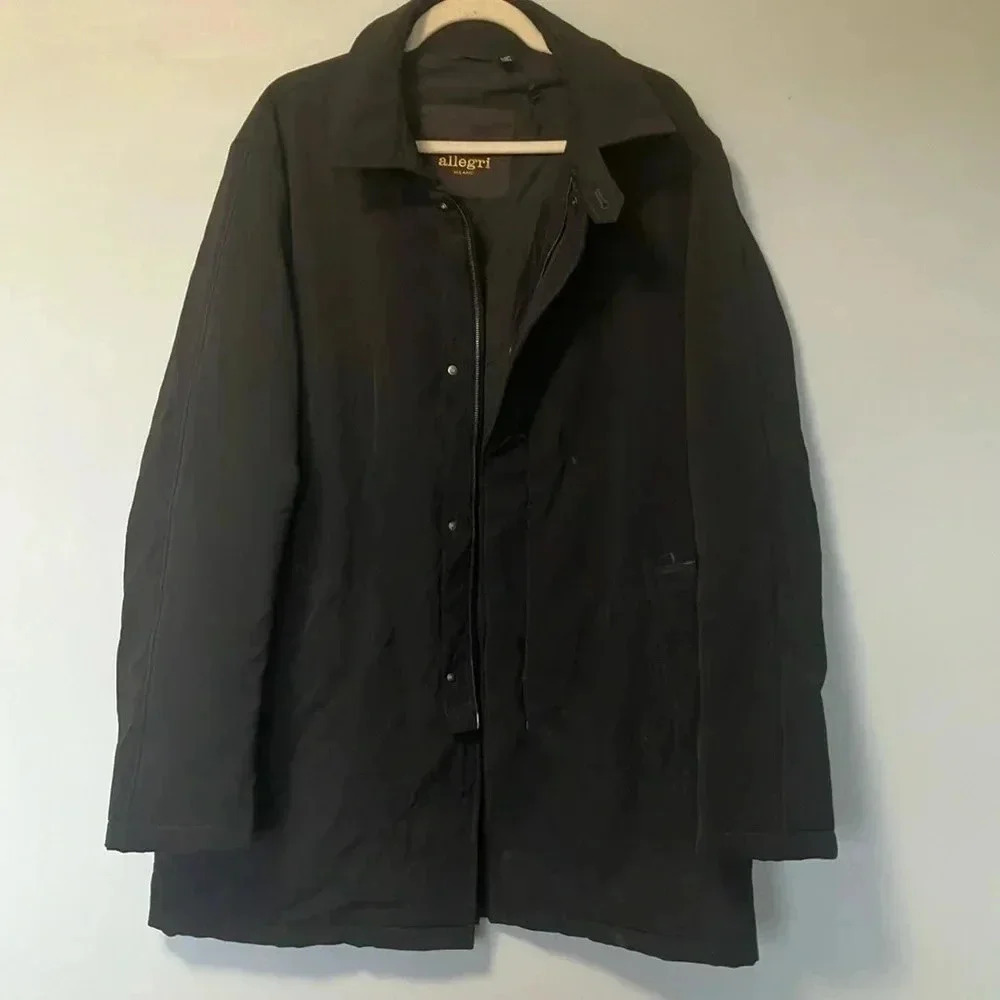 Allegri polytravel impermeable black jacket